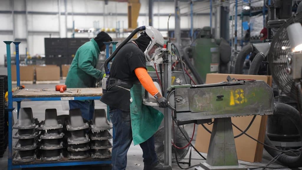 image of metal casting precision